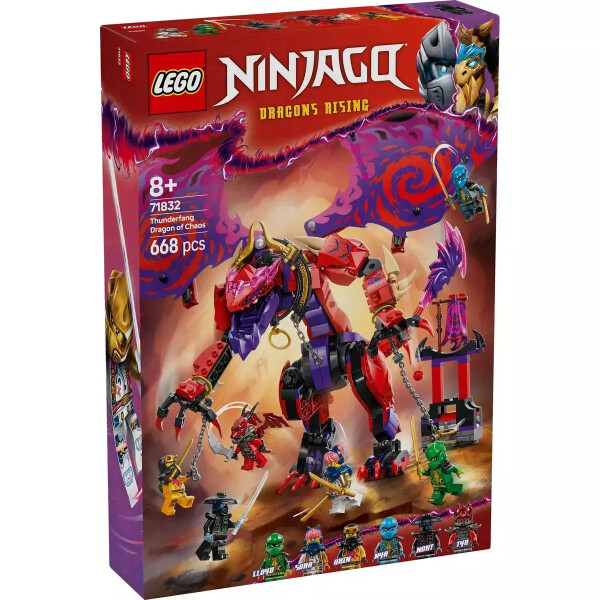 Lego Ninjago Thunderfang Dragon Of Chaos για 8 Ετών 668τμχ Κωδικός 71832