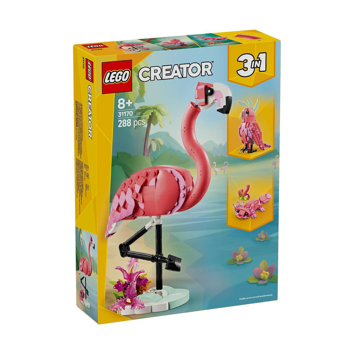 Lego Creator Wild Animals Pink Flamingo για 8 Ετών 288τμχ Κωδικός 31170