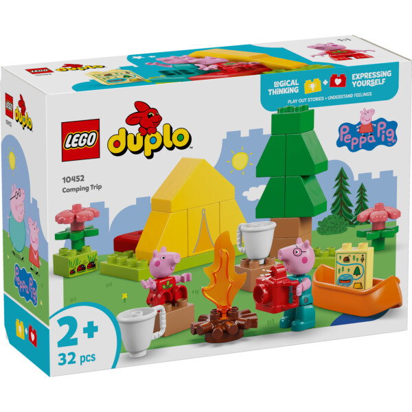Lego Duplo Peppa Pig Camping Trip για 2 Ετών 32τμχ Κωδικός 10452