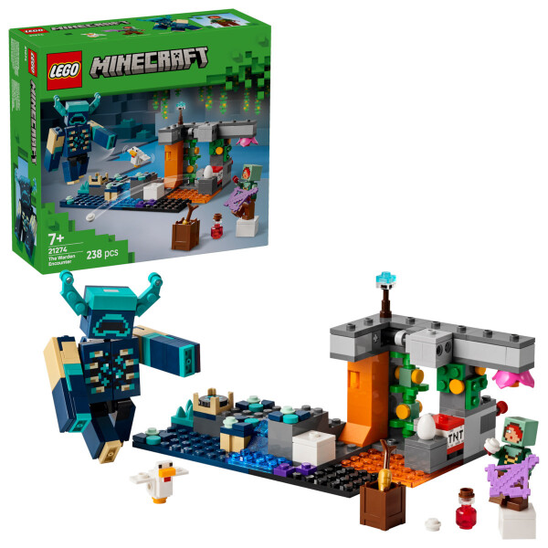 Lego Minecraft The Warden Encounter για 7 Ετών 238τμχ Κωδικός 21274