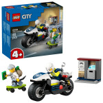 Lego City Police Motorcycle Chase για 4 Ετών 65τμχ Κωδικός 60455