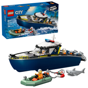 Lego City Police Boat Chase για 6 Ετών 264τμχ Κωδικός 60456