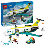 Lego City Emergency Air Ambulance Airplane για 6 Ετών 403τμχ Κωδικός 60465