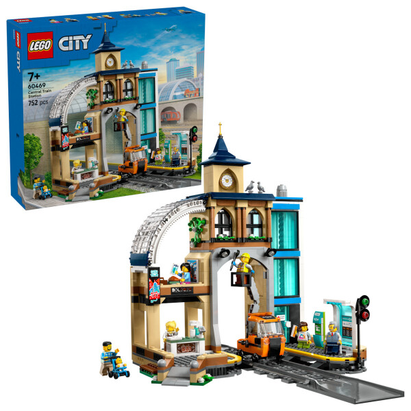 Lego City Central Train Station για 7 Ετών 752τμχ Κωδικός 60469