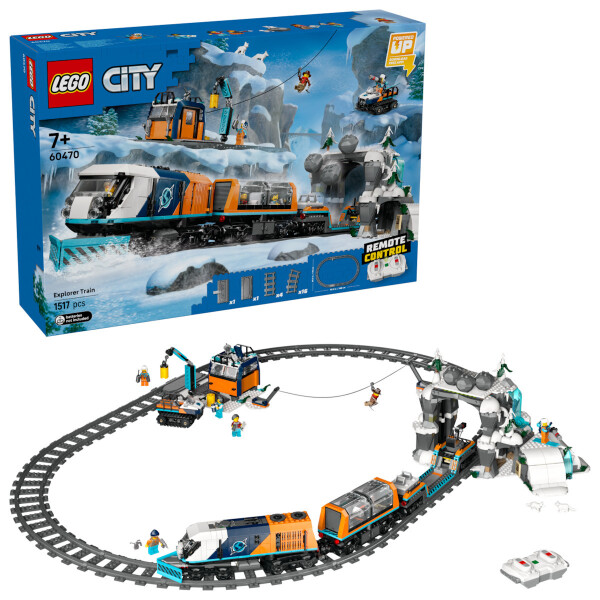 Lego City Explorers Arctic Polar Express Train για 7 Ετών 1517τμχ Κωδικός 60470