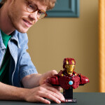 Lego Marvel Iron Man MK4 Bust για 18 Ετών 436τμχ Κωδικός 76327