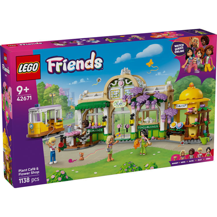 Lego Friends Plant Café Flower Shop για 9 Ετών 1138τμχ Κωδικός 42671