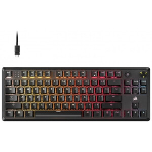 Corsair K70 Core TKL Gaming Μηχανικό Πληκτρολόγιο Tenkeyless με Corsair MLX Red διακόπτες και RGB φωτισμό Αγγλικό US