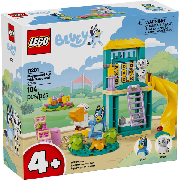 Lego Τουβλάκια Playground Fun With Bluey And Chloe για 4 Ετών 104τμχ Κωδικός 11201