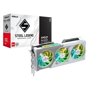 ASRock Radeon RX 9060 XT 16GB GDDR6 Steel Legend OC Κάρτα Γραφικών Κωδικός 90-GA5JZZ-00UANF