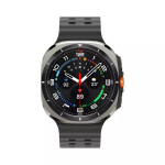 Samsung Galaxy Watch Ultra 2025 Titanium 47mm Αδιάβροχο με eSIM και Παλμογράφο Ασημί