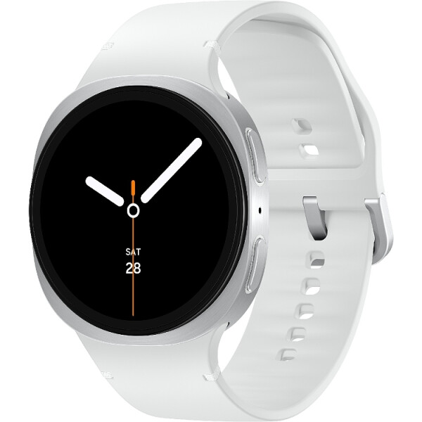 Samsung Galaxy Watch8 LTE Aluminium 44mm Αδιάβροχο με eSIM και Παλμογράφο Ασημί