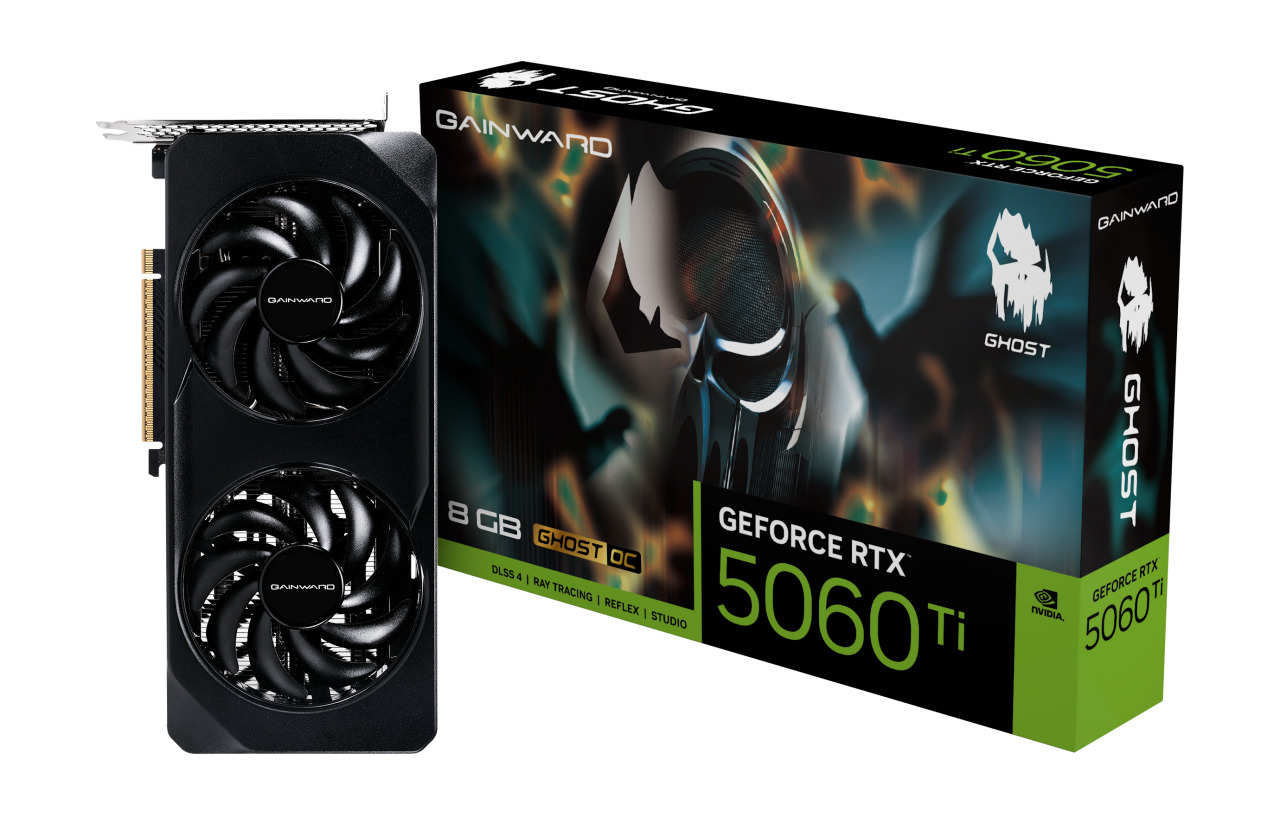 Gainward GeForce RTX 5060 Ti 8GB GDDR7 Ghost OC Κάρτα Γραφικών NE7506TT19P1-GB2062B