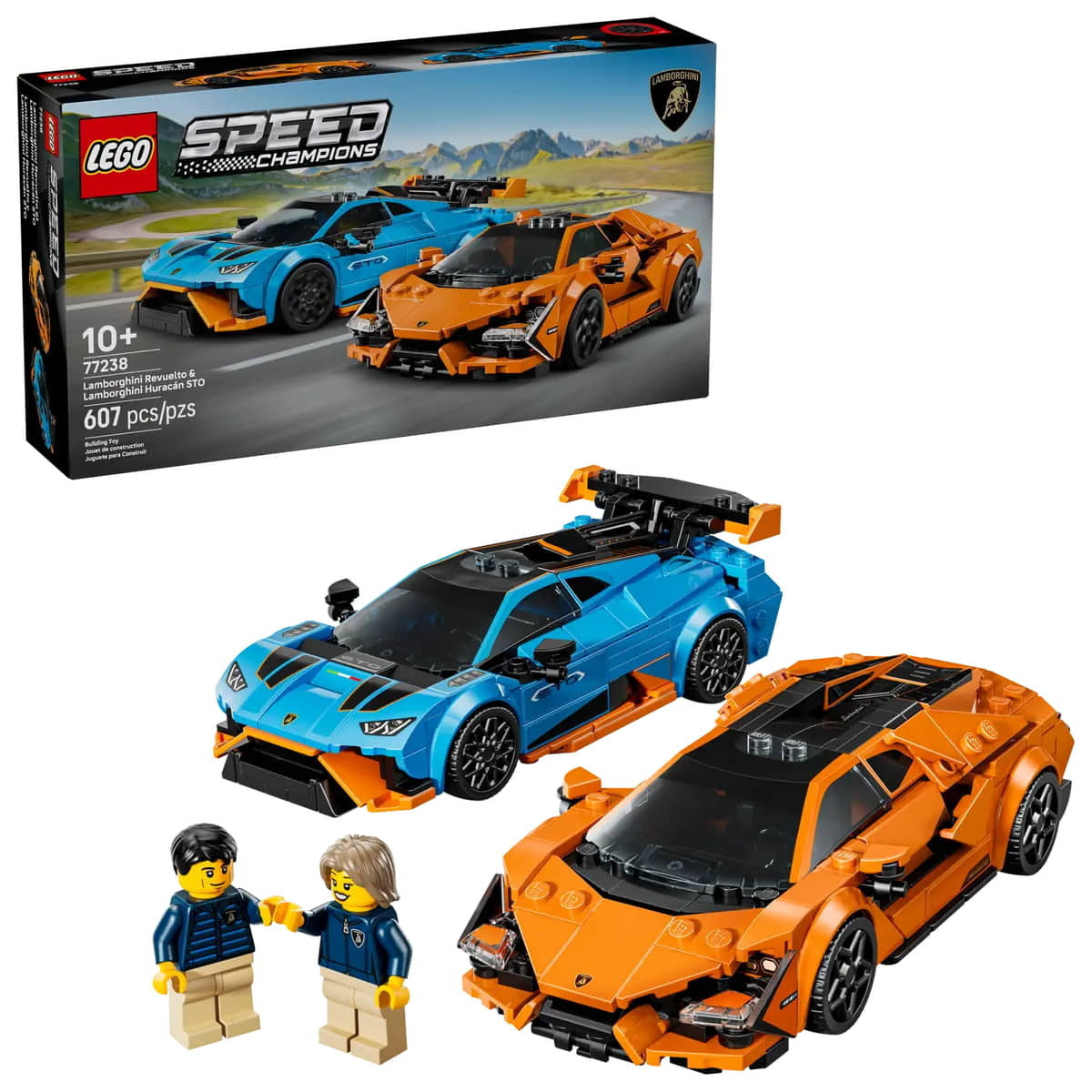 Lego Speed Champions Lamborghini Revuelto Huracan για 10 Ετών 607τμχ Κωδικός 77238