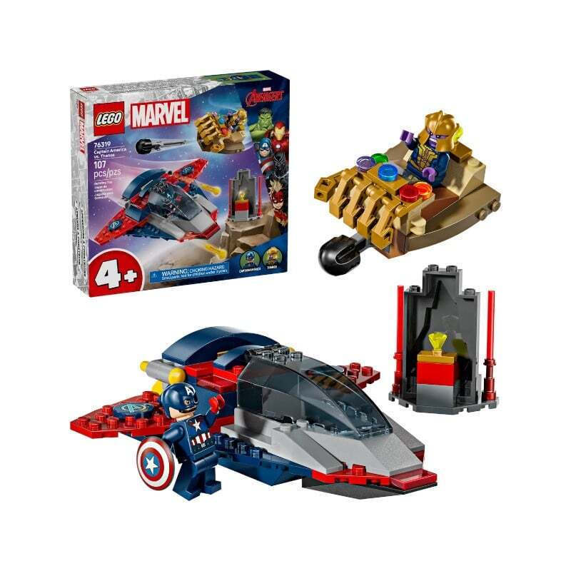 Lego Super Heroes Captain America για 4 Ετών 107τμχ Κωδικός 76319