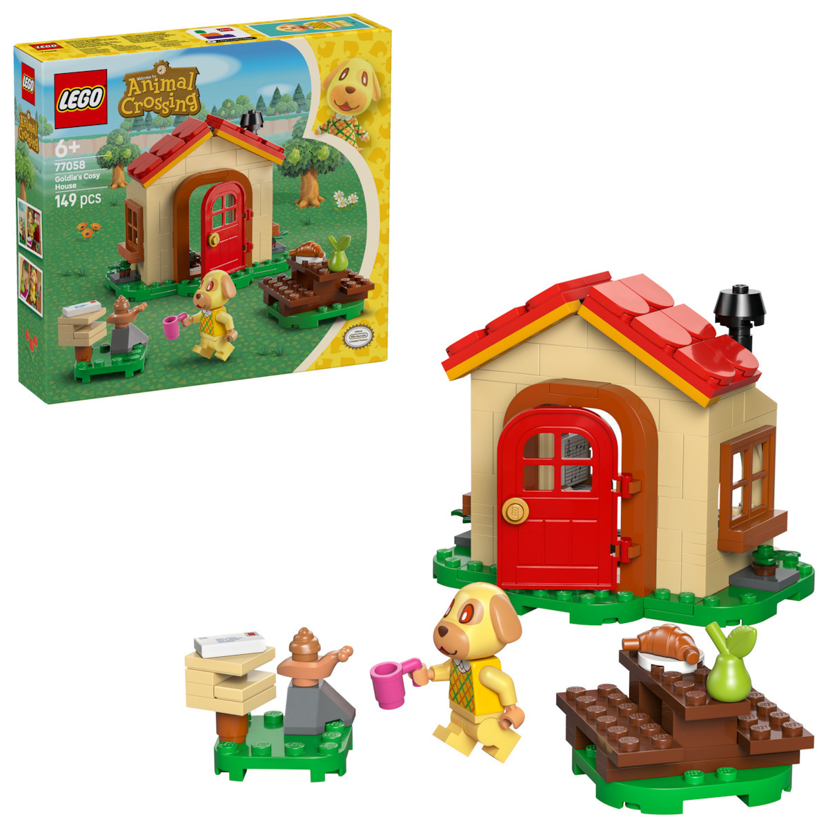 Lego Animal Crossing Goldies Cosy House για 6 Ετών 149τμχ Κωδικός 77058