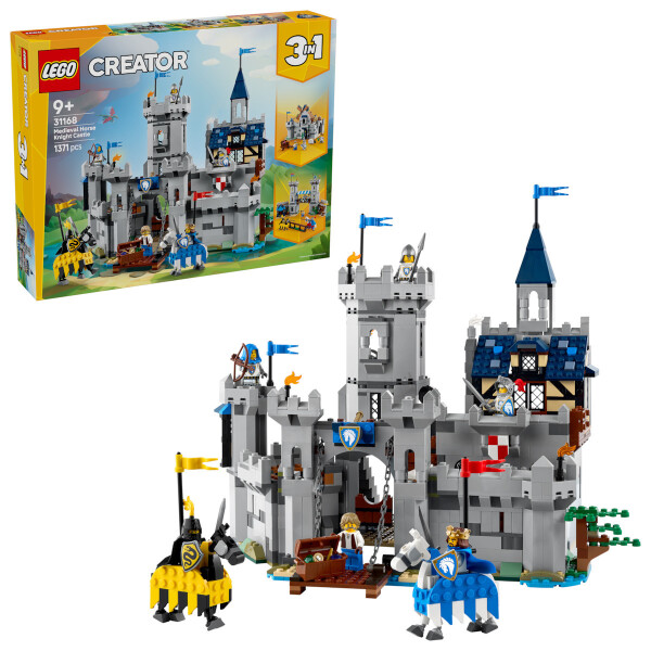 Lego Creator Medieval Horse Knight Castle για 9 Ετών 1371τμχ Κωδικός 31168