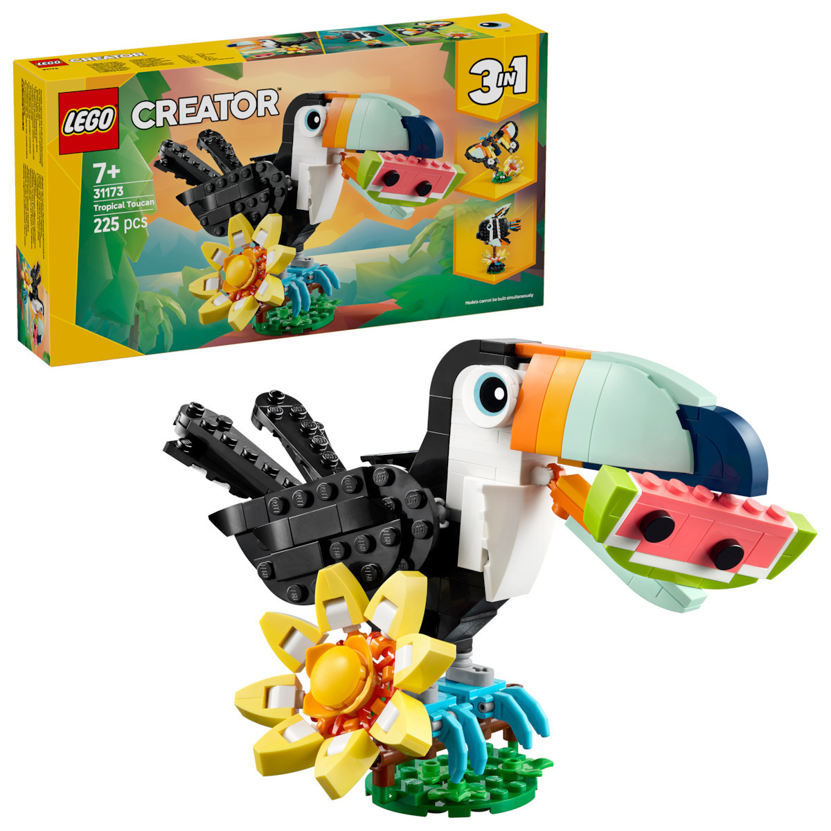 Lego Creator Wild Animals Tropical Toucan για 7 Ετών 225τμχ Κωδικός 31173