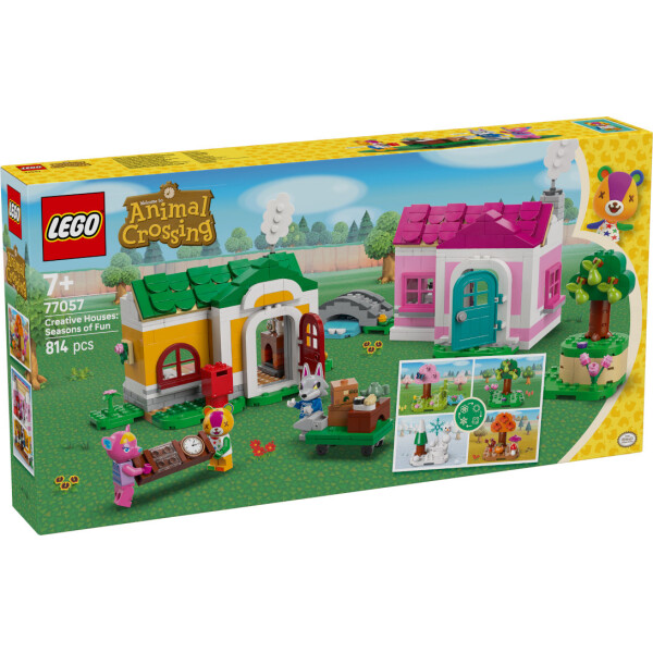 Lego Animal Crossing Creative Houses Seasons of Fun για 7 Ετών 814τμχ Κωδικός 77057