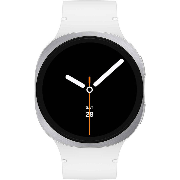 Samsung Galaxy Watch8 Aluminium 44mm Αδιάβροχο με Παλμογράφο Ασημί