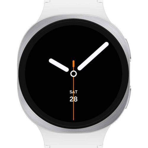 Samsung Galaxy Watch8 Aluminium 44mm Αδιάβροχο με Παλμογράφο Ασημί