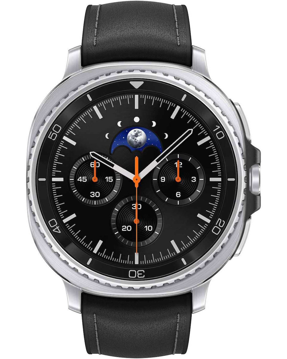 Samsung Galaxy Watch8 Classic LTE Stainless Steel 46mm Αδιάβροχο με eSIM και Παλμογράφο Μαύρο