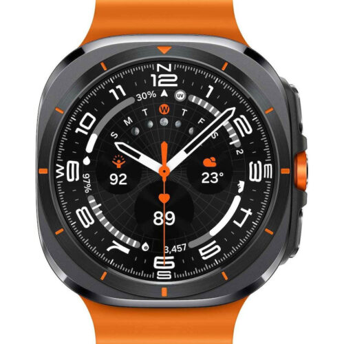 Samsung Galaxy Watch Ultra 2025 Titanium 47mm Αδιάβροχο με eSIM και Παλμογράφο Γκρι