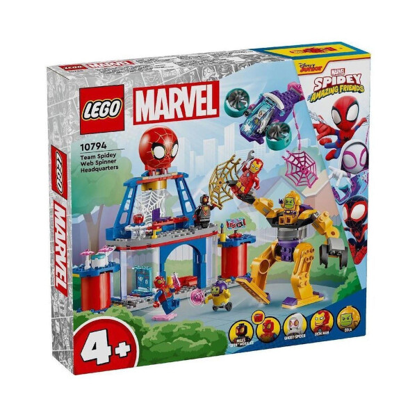 Lego Spider-Man Super Heroes Spidey Web Spinner Headquartets για 4 Ετών Κωδικός 10794