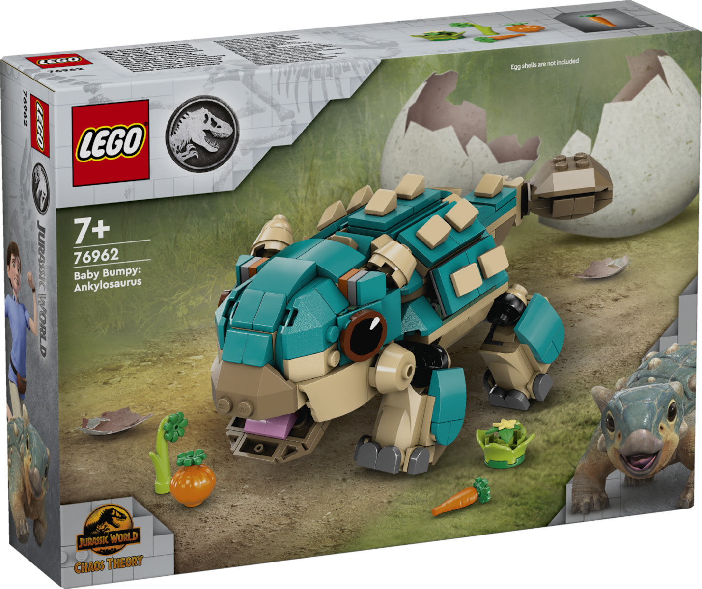 Lego Jurassic World Baby Bumpy Ankylosaurus για 7 Ετών 358τμχ Κωδικός 76962