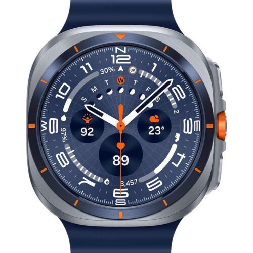 Samsung Galaxy Watch Ultra 2025 Titanium 47mm Αδιάβροχο με eSIM και Παλμογράφο Μπλε