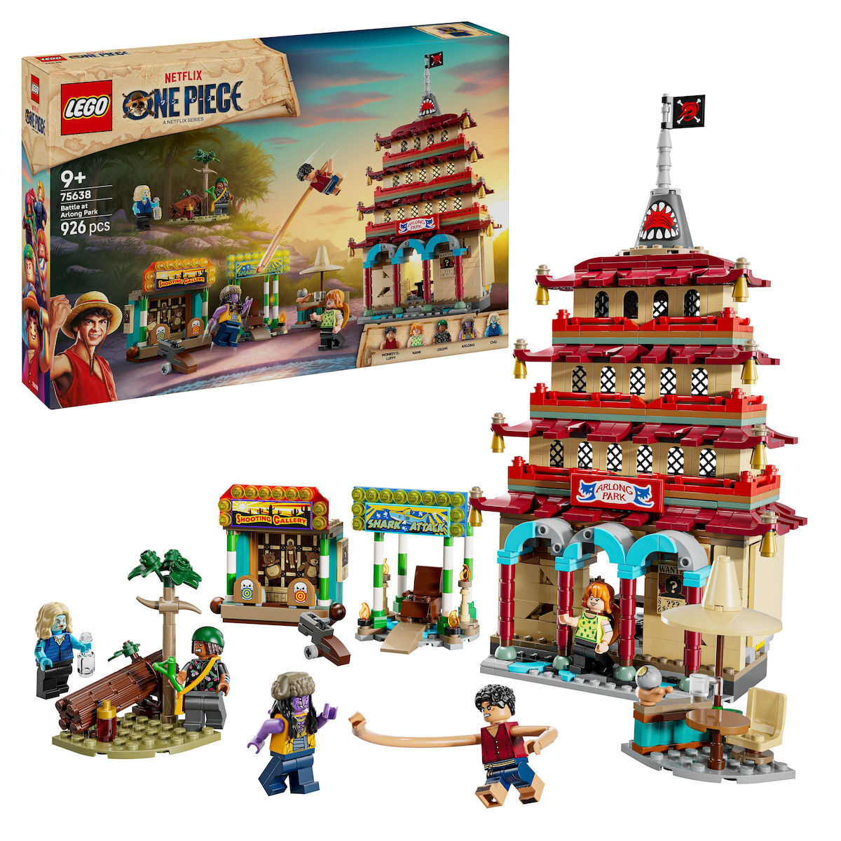 Lego Τουβλάκια One Piece - Battle at Arlong Park για 9 Ετών 926τμχ Κωδικός 75638