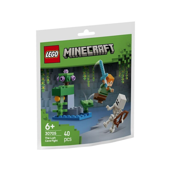 Lego Minecraft The Lush Cave Fight για 6 Ετών 40τμχ Κωδικός 30705