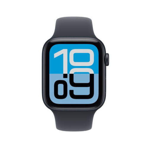 Apple Watch SE 3 Aluminium 44mm Αδιάβροχο με Παλμογράφο Midnight Aluminium Case with Midnight Sport Band - M/L