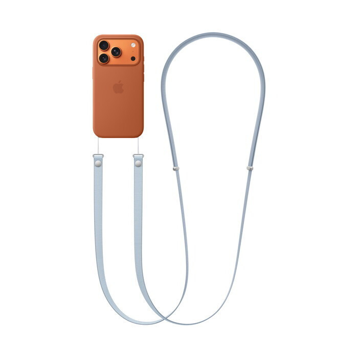 Apple Crossbody Strap Λουράκι Λαιμού για Κινητά Light Blue