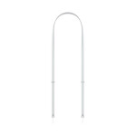 Apple Crossbody Strap Λουράκι Λαιμού για Κινητά Light Gray