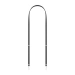Apple Crossbody Strap Λουράκι Λαιμού για Κινητά Black