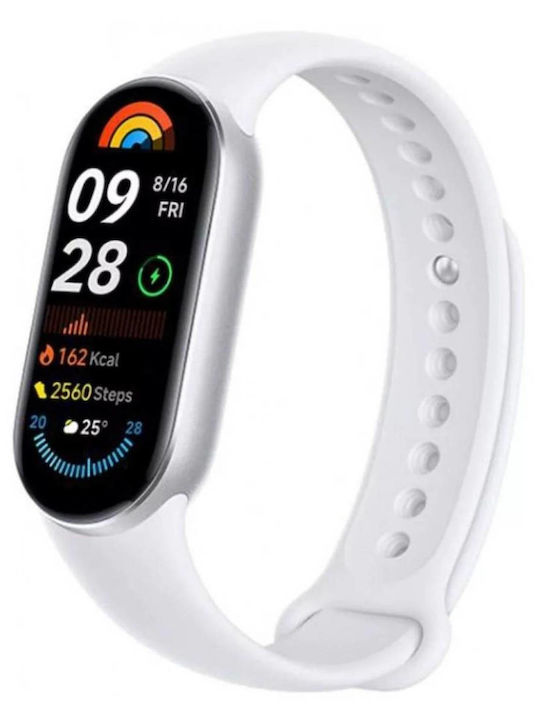 Xiaomi Smart Band 9 Αδιάβροχο με Παλμογράφο Glacier Silver