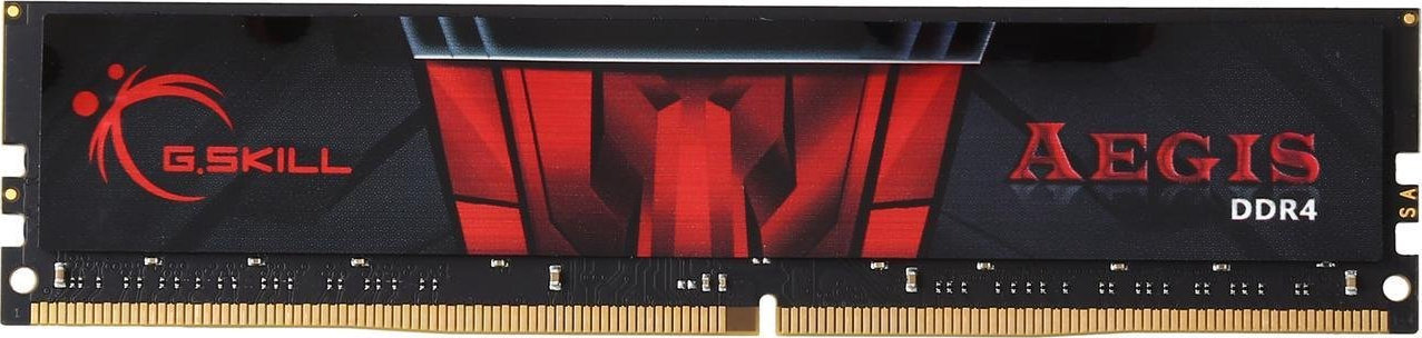 G.Skill Aegis DDR4 με Module 1x16GB και Ταχύτητα 2666 για Desktop Κωδικός F4-2666C19S-16GIS