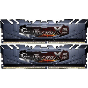 G.Skill Flare X DDR4 32GB RAM με 2x16GB Modules και Ταχύτητα 3200 για Desktop Κωδικός F4-3200C16D-32GFX