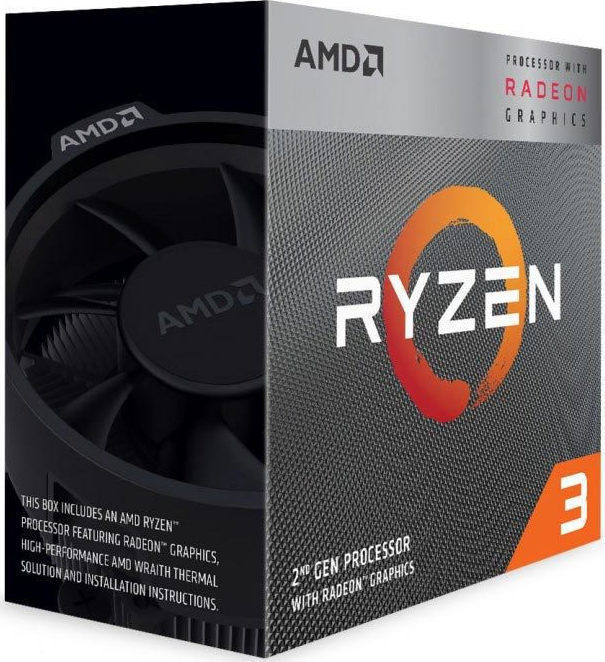 AMD Ryzen 3 3200G 3.6GHz Επεξεργαστής 4 Πυρήνων για Socket AM4 σε Κουτί με Ψύκτρα