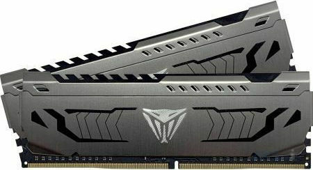 Patriot Viper Steel DDR4 32GB RAM με 2x16GB Modules και Ταχύτητα 3600 για Desktop Κωδικός PVS432G360C8K