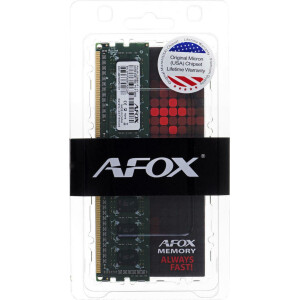 Afox DDR3 με Module 1x8GB και Ταχύτητα 1600 για Desktop Κωδικός AFLD38BK1L