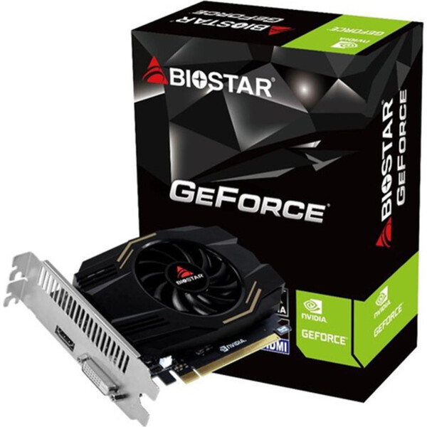 Biostar GeForce GT 1030 4GB GDDR4 Κάρτα Γραφικών Κωδικός VN1034TB46-TB1RA-BS2