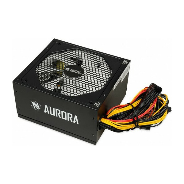 iBox Aurora 500W Μαύρο Τροφοδοτικό Υπολογιστή Full Wired