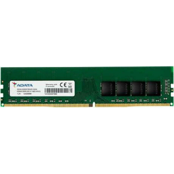 Adata Premier DDR4 με Module 1x8GB και Ταχύτητα 3200 για Desktop Κωδικός AD4U32008G22-SGN