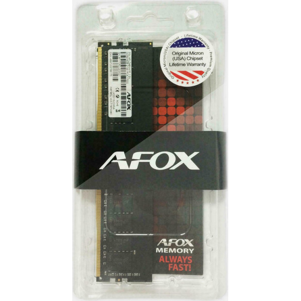 Afox DDR4 με Module 1x4GB και Ταχύτητα 2666 για Desktop Κωδικός AFLD44FK1P
