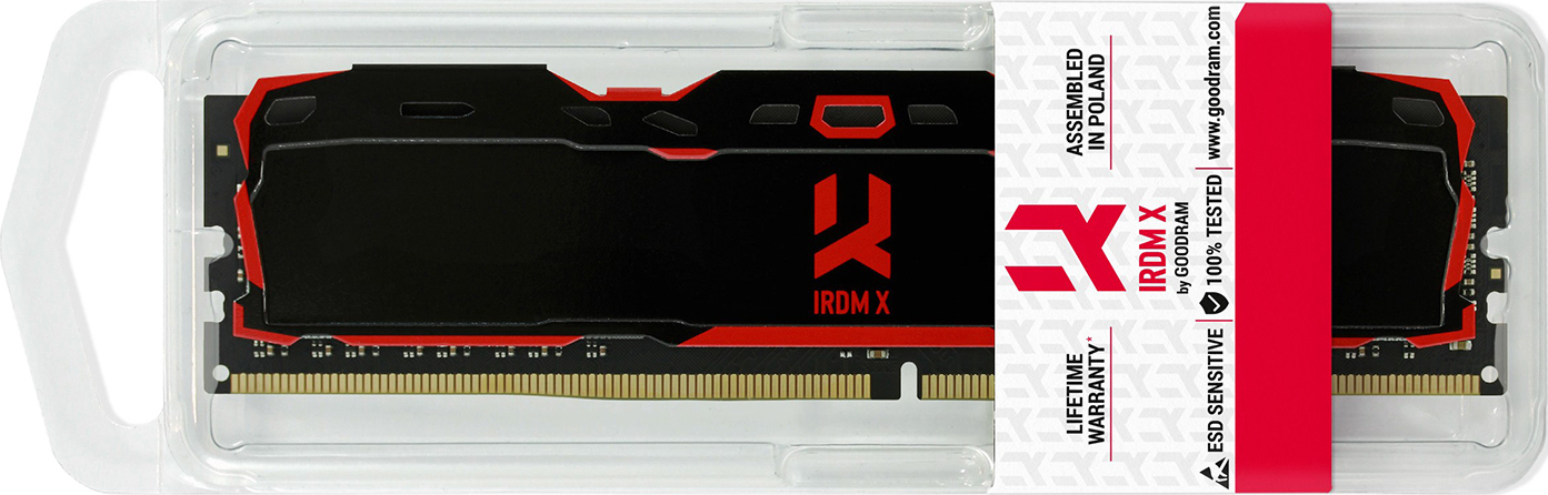 GoodRAM IRDM X DDR4 με Module 1x16GB και Ταχύτητα 3200 για Desktop Κωδικός IR-X3200D464L16A/16G