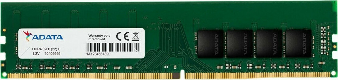 Adata DDR4 με Module 1x32GB και Ταχύτητα 3200 για Desktop Κωδικός AD4U320032G22-SGN