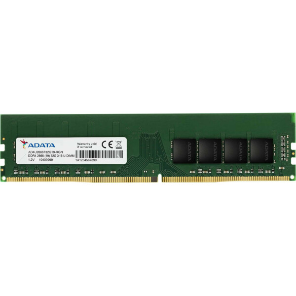 Adata Premier DDR4 με Module 1x16GB και Ταχύτητα 3200 για Desktop Κωδικός AD4U320016G22-SGN