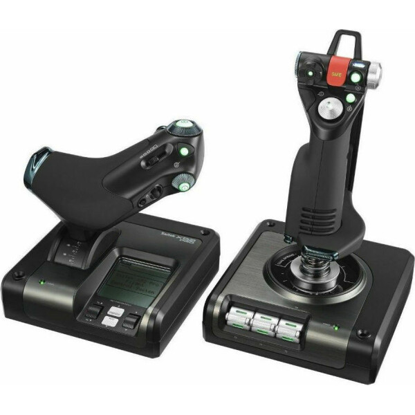 Logitech G Saitek X52 Pro Flight Joystick Ενσύρματο Συμβατό με PC